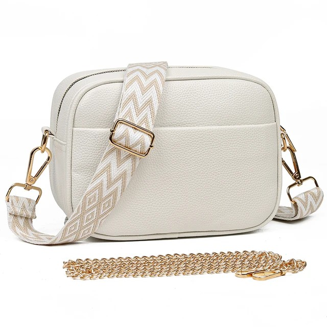 HAPPYHEAVENS™ - Pom Leather Crossbody Bag