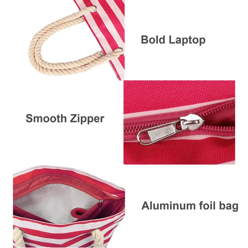 HAPPYHEAVENS™ - Wine Beach Canvas Tote Bag