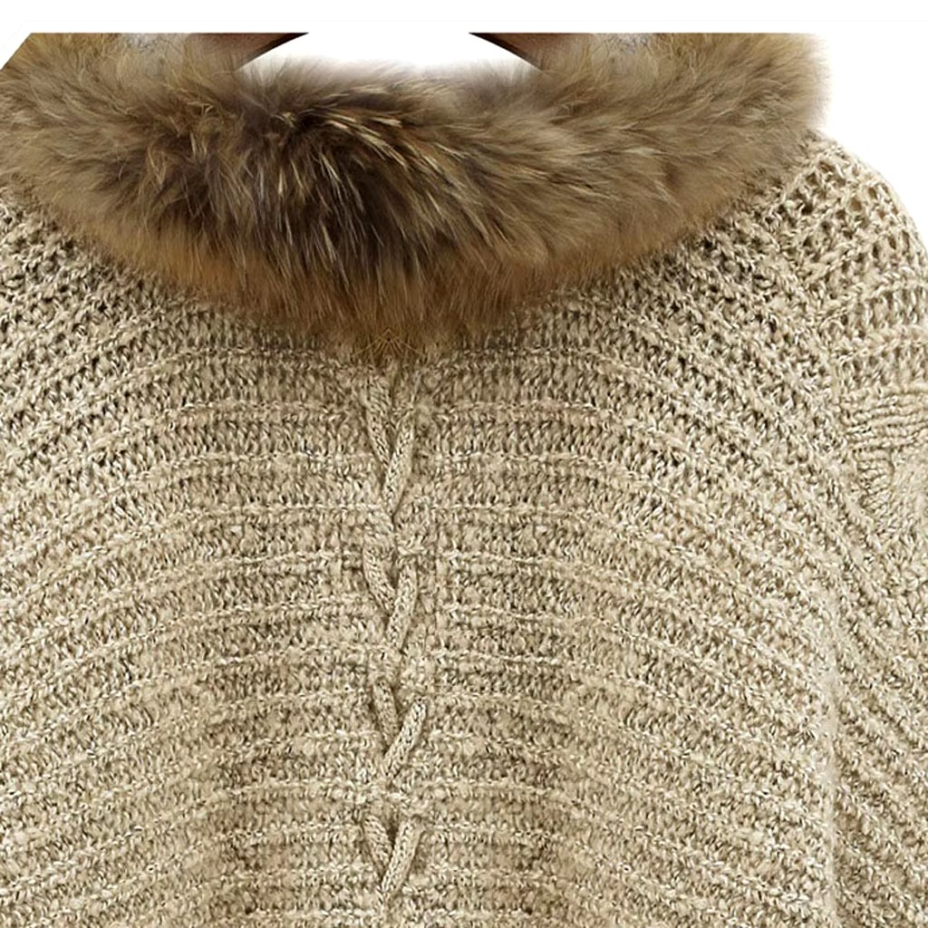 HAPPYHEAVENS™ - Knitted Sleeve Poncho