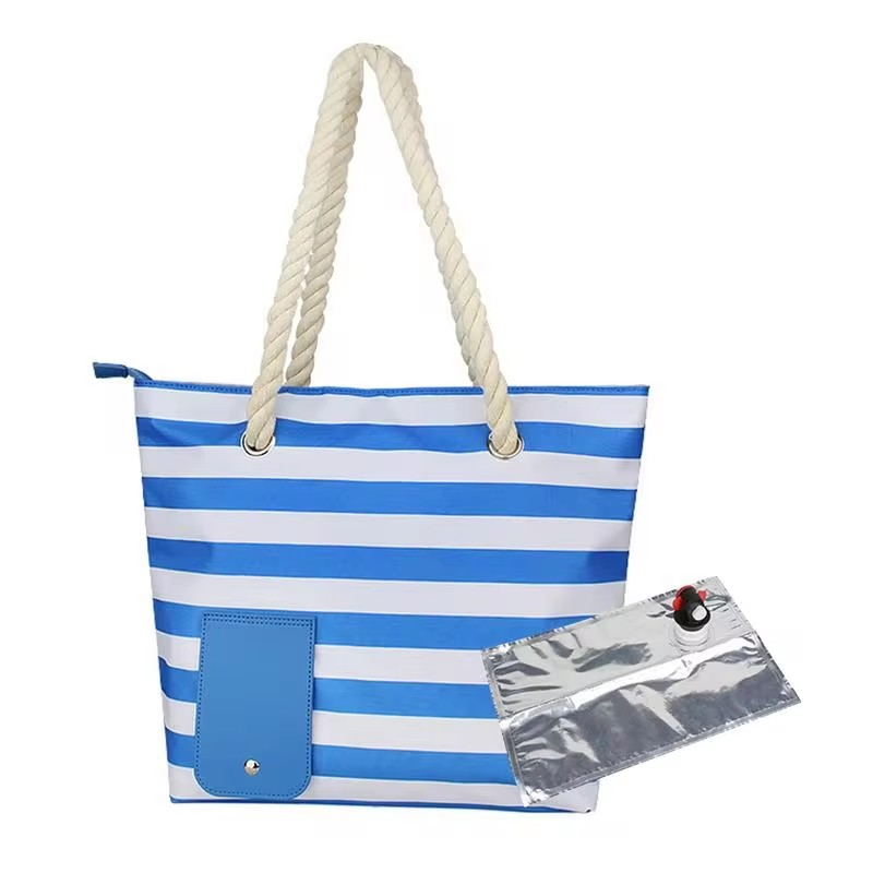 HAPPYHEAVENS™ - Wine Beach Canvas Tote Bag