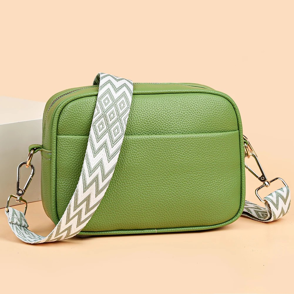 HAPPYHEAVENS™ - Pom Leather Crossbody Bag