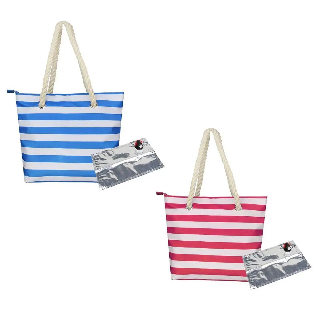 HAPPYHEAVENS™ - Wine Beach Canvas Tote Bag