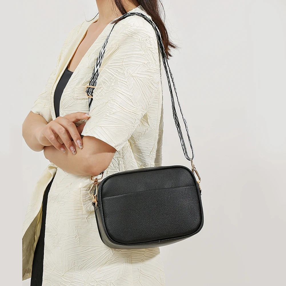 HAPPYHEAVENS™ - Pom Leather Crossbody Bag