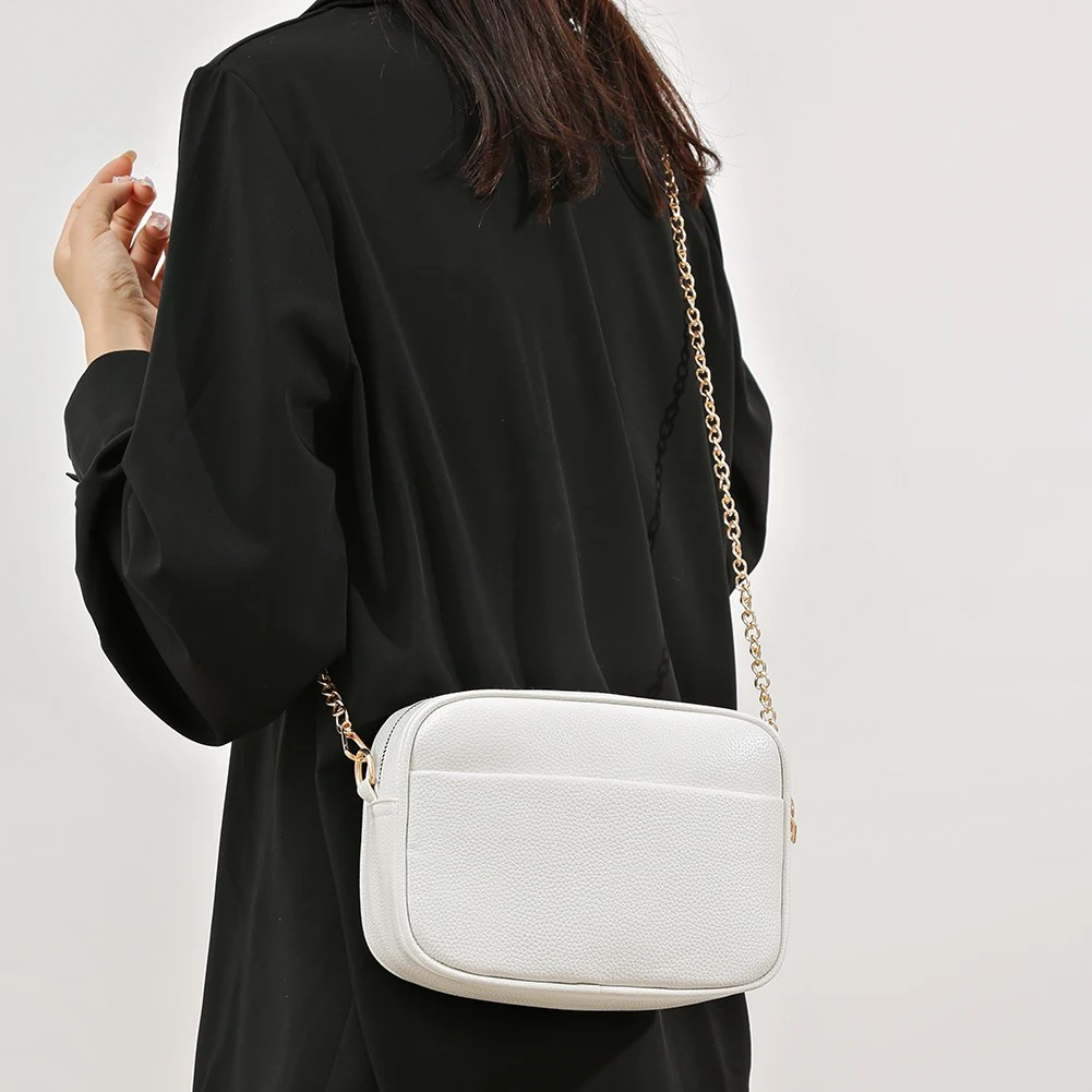 HAPPYHEAVENS™ - Pom Leather Crossbody Bag