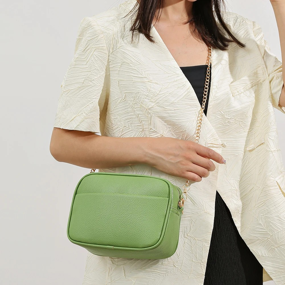 HAPPYHEAVENS™ - Pom Leather Crossbody Bag