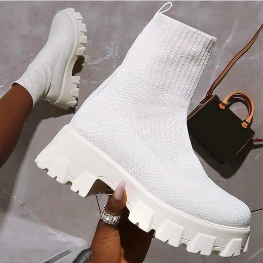 Nora™ – Flexible Knitted Sock Boots for Everyday Comfort