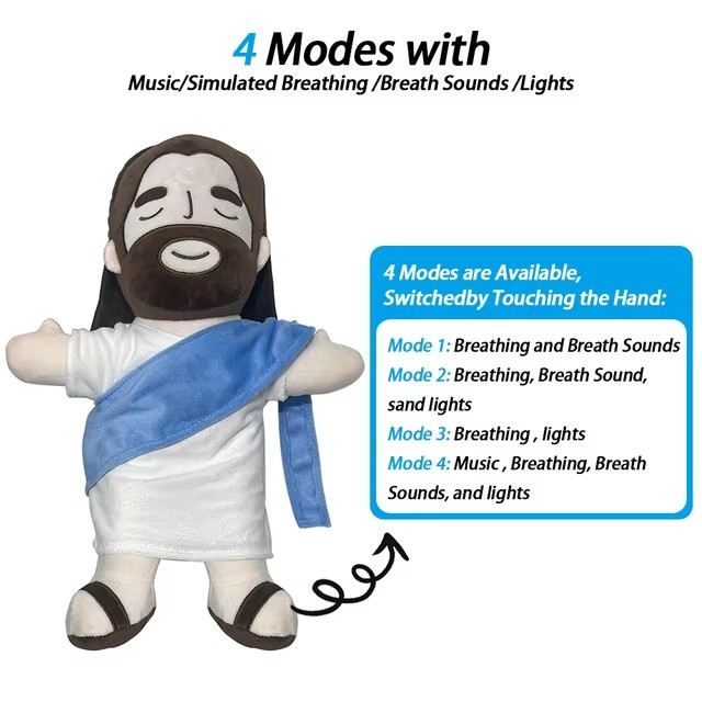 HAPPYHEAVENS™ - Breathing Jesus Plush Doll