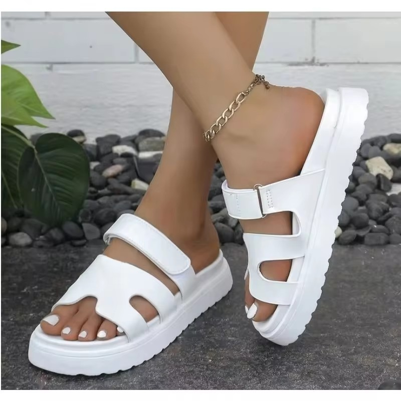 Elena™ – Premium Leather Adjustable Strap Sandals