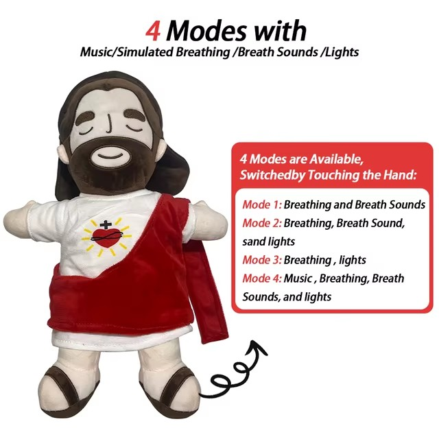 HAPPYHEAVENS™ - Breathing Jesus Plush Doll