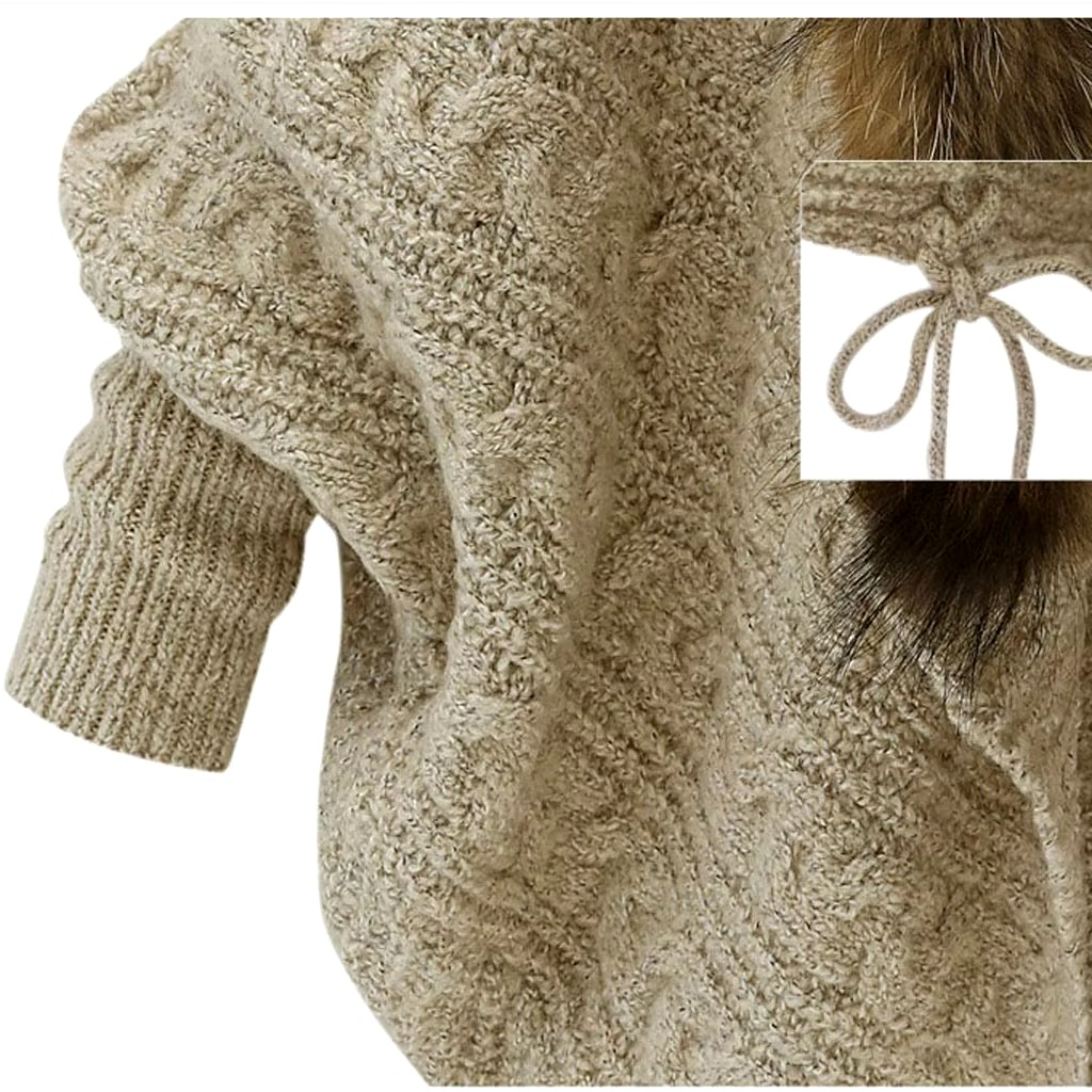 HAPPYHEAVENS™ - Knitted Sleeve Poncho