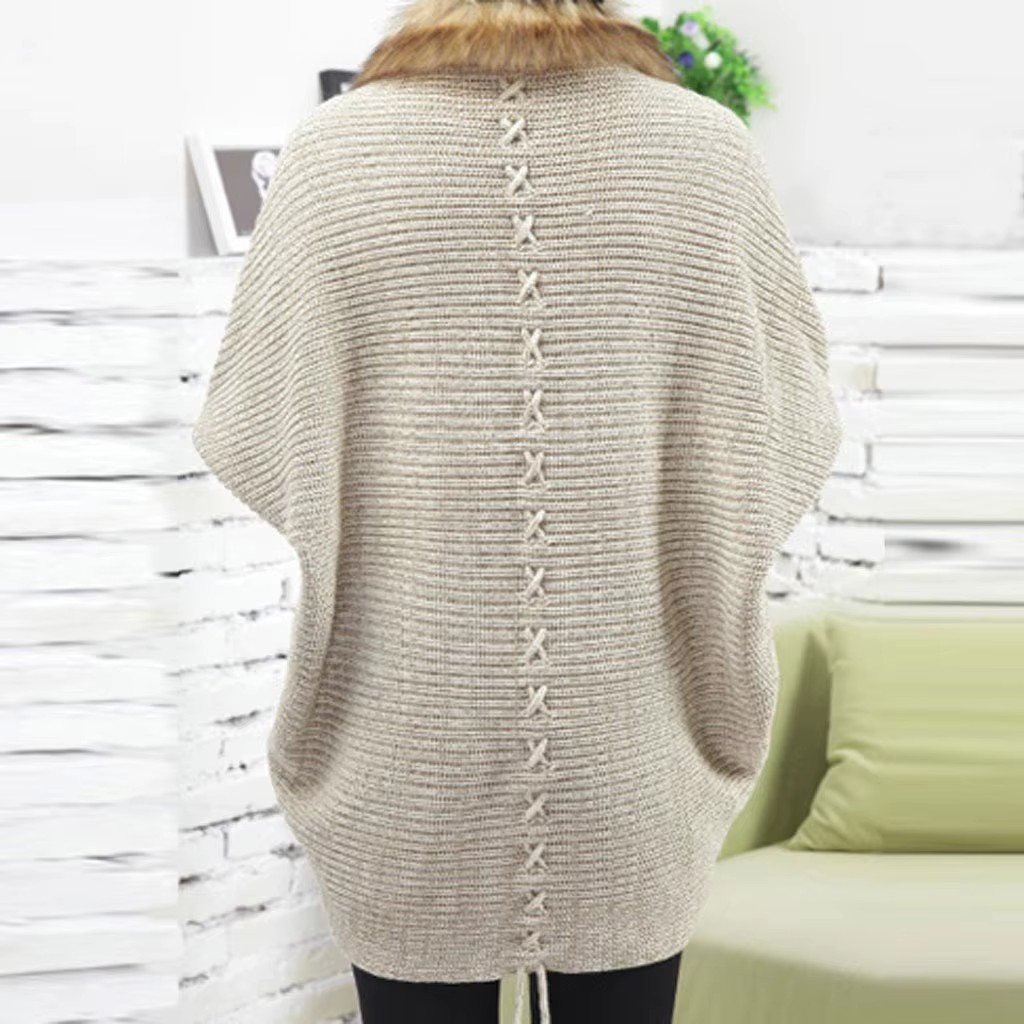HAPPYHEAVENS™ - Knitted Sleeve Poncho