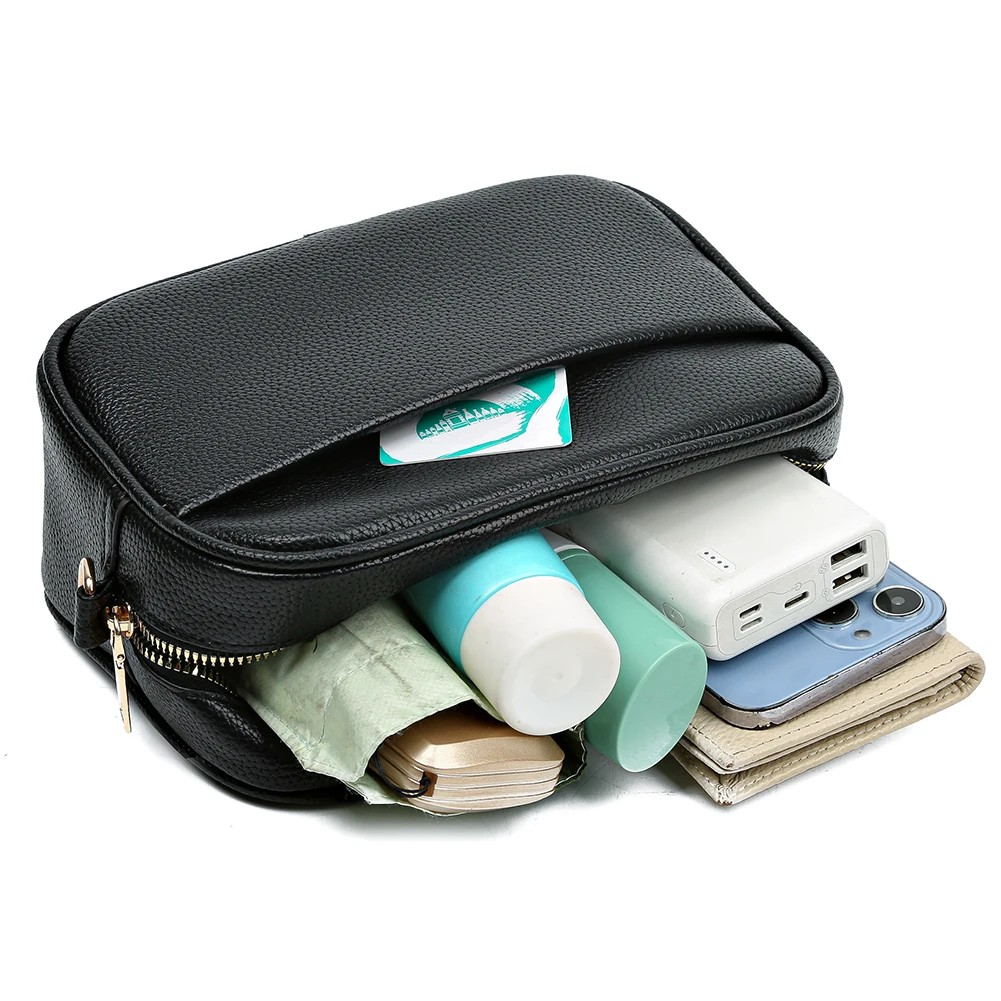HAPPYHEAVENS™ - Pom Leather Crossbody Bag