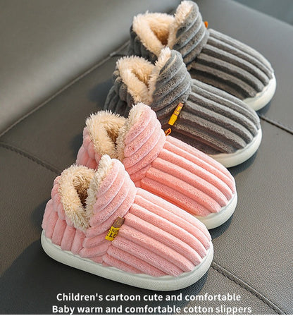 Pluffy Kids Slippers - HAPPYHEAVENS™