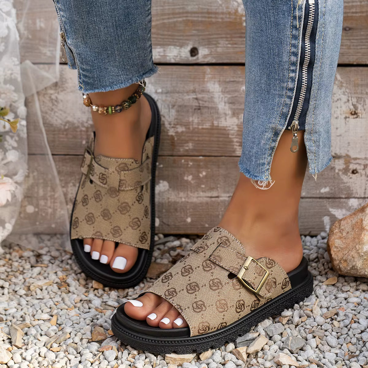 Anna™ – Stylish Platform Sandals for Effortless Height
