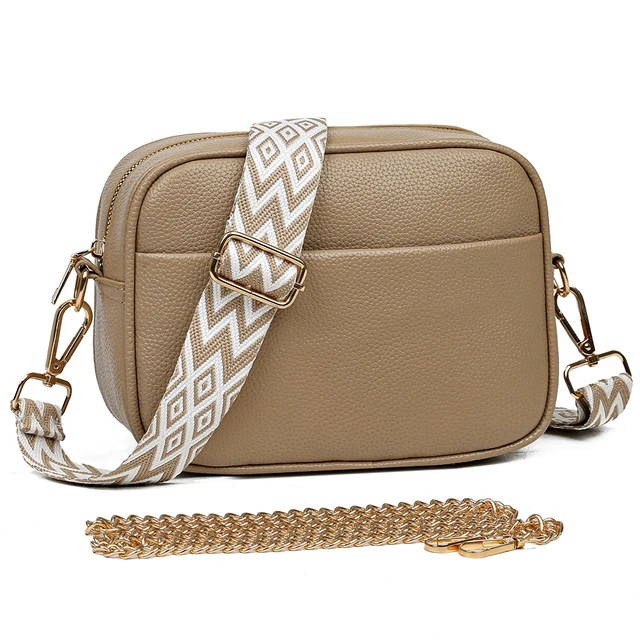 Pom Pom Leather Woman Crossbody bag - HAPPYHEAVENS™