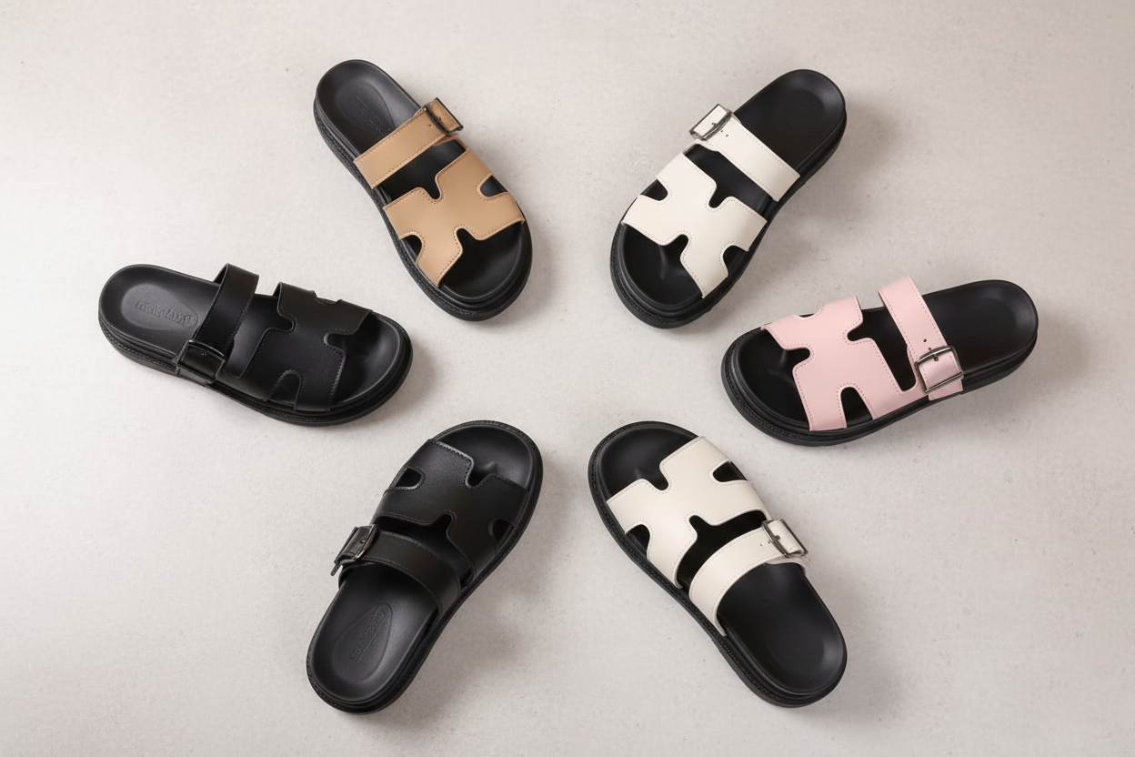 Multiple color options flat lay