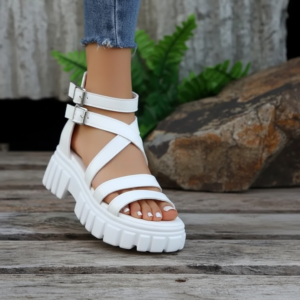 Nova chunky sandals detail shot